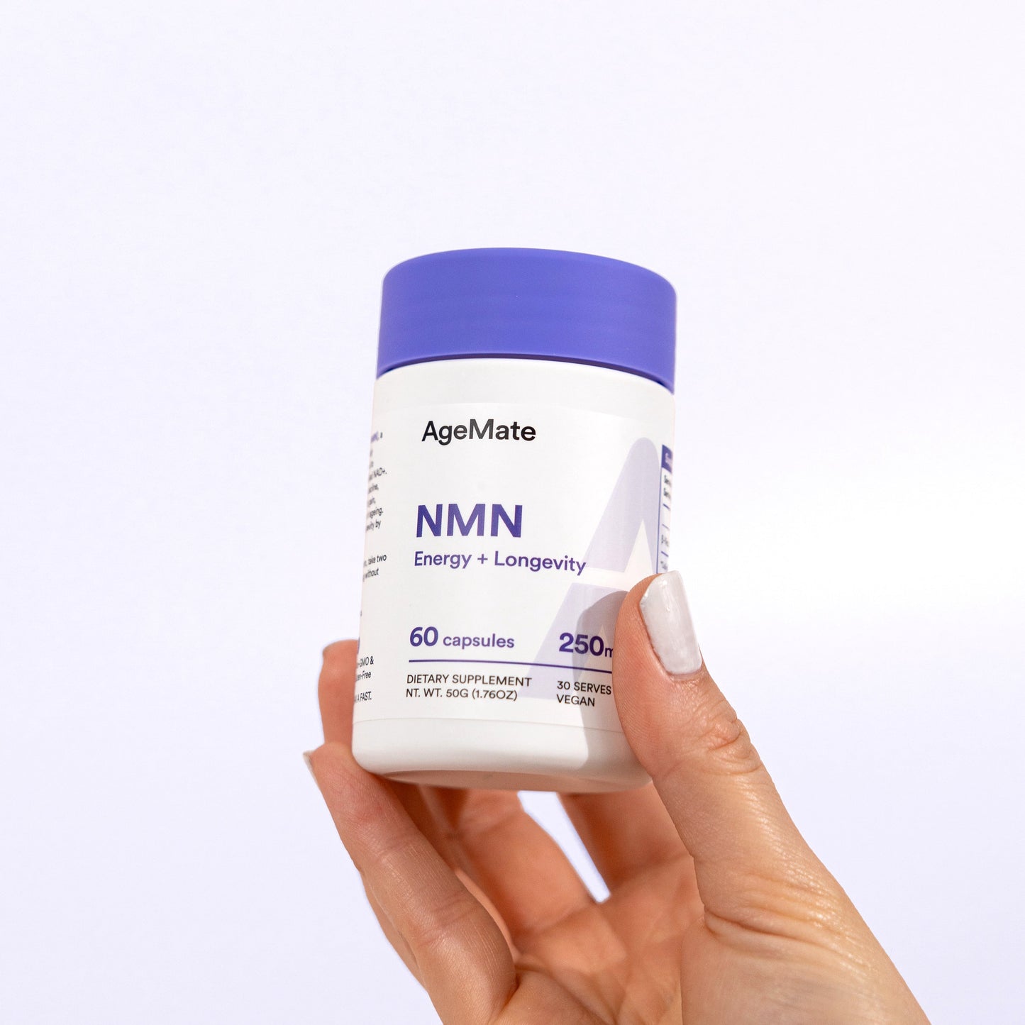 3-Pack of NMN Supplement for NAD+ (60 x 250mg Capsules)