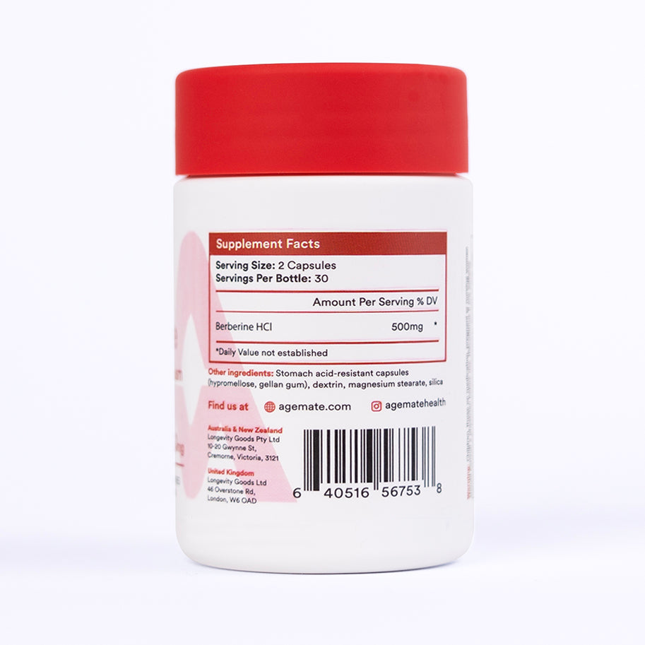 3-Pack of Berberine Capsules (60 x 250mg)