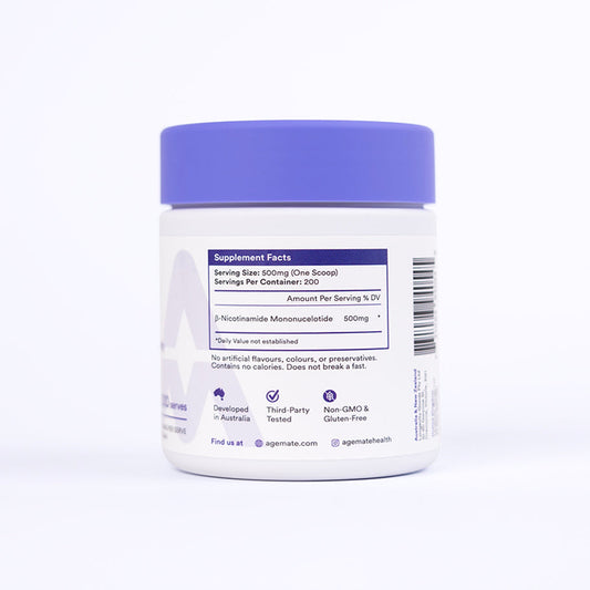 3-Pack of NMN Supplement for NAD+ (100g Pure NMN Powder)